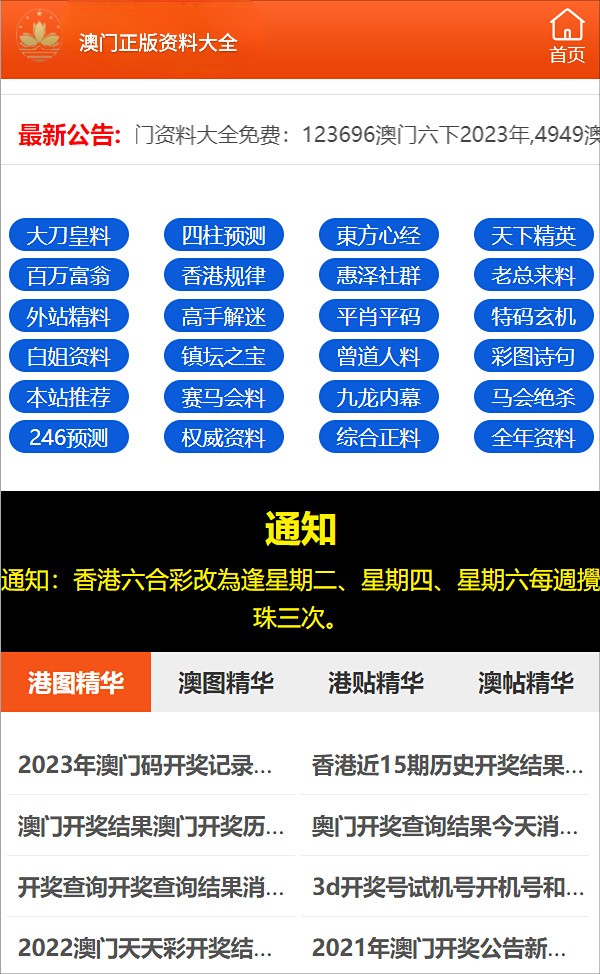 歷史開獎